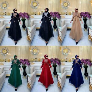 Premium Syari Abaya Gown