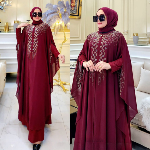 Elegant Flowing Kaftan Abaya