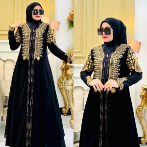 Black Abaya Luxurious Modest