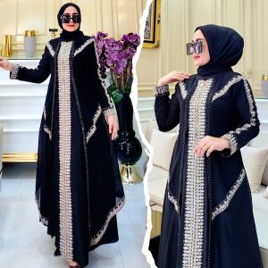 Elegant Black Abaya Stylish