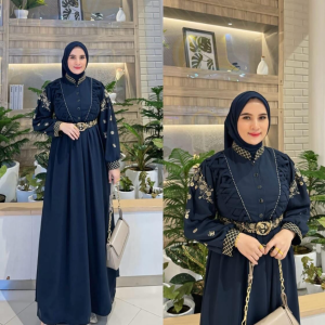 Elegant Islamic Dress with Embroidery