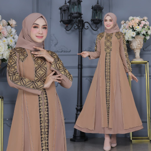 Luxury Embroidered Abaya Gown