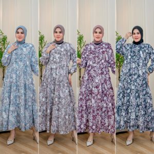 Premium Cotton Floral Maxi Dress