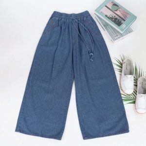 Women's Wide-Leg Denim Pants