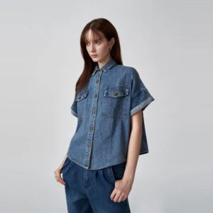 Women's Oversized Denim Shirt