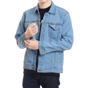 Slim Fit Denim Jacket for Casual & Streetwear